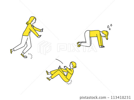 Falling woman - variations 113418231