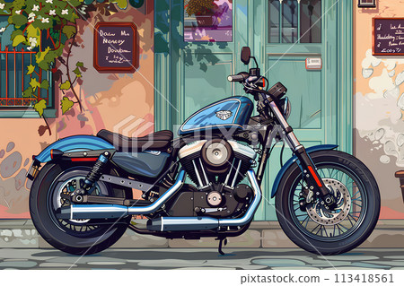American type cruiser bike 113418561