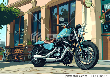 American type cruiser bike 113418563