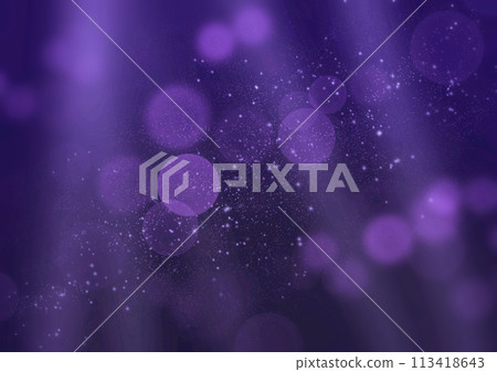 Dark glitter ball bokeh texture background (dark purple) 113418643