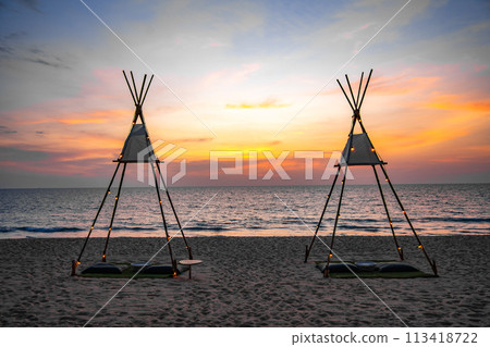 View of Natai beach in Khao Lak, Phang Nga, Thailand View of Natai beach in Khao Lak, Phang Nga, Thailand 113418722
