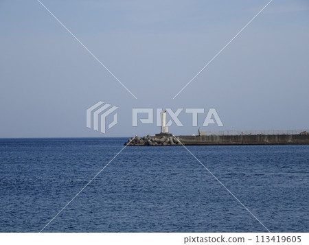 landscape with lighthouse 113419605