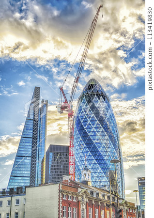 30 St Mary Axe aka Gherkin Building, London, UK 113419830
