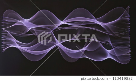 Data waves representing the futuristic big data networking and technology 113419882