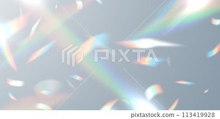 Colorful confetti and zigzag ribbons falling from above Streamers, tinsel vector 113419928