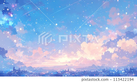Fantasy World Background AI 113422194