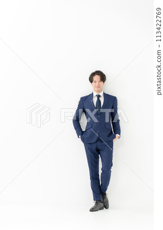 Business man, full body, stylish Business man, full body, stylish 113422769