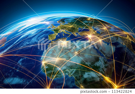 Worldwide connectivity Worldwide connectivity 113422824