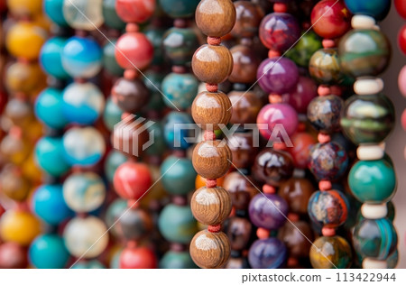 Wooden Muslim prayer beads 113422944