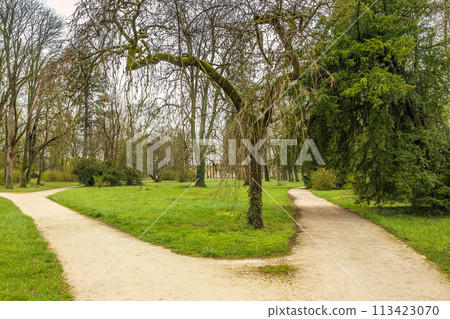 Eszterhaza castle park in Fertod, Hungary. Eszterhaza castle park in Fertod, Hungary. 113423070