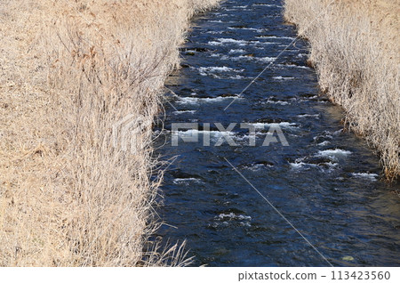 Scenery downstream from Hayachine Dam 113423560