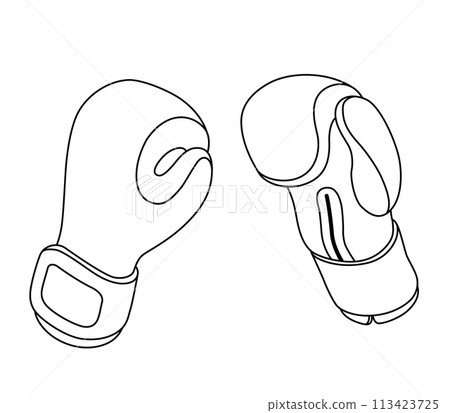 Boxing gloves Boxing gloves 113423725