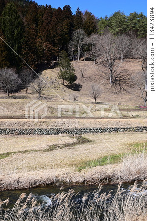 Scenery downstream from Hayachine Dam 113423894