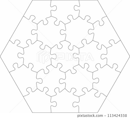 Honeycomb Puzzle files for laser cutting, file for plotter cutting, xtool files, silhouette cameo files Honeycomb Puzzle files for laser cutting, file for plotter cutting, xtool files, silhouette cameo files 113424338