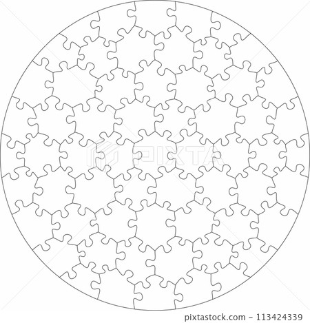 Round puzzle files for laser cutting, file for plotter cutting, xtool files, silhouette cameo files Round puzzle files for laser cutting, file for plotter cutting, xtool files, silhouette cameo files 113424339