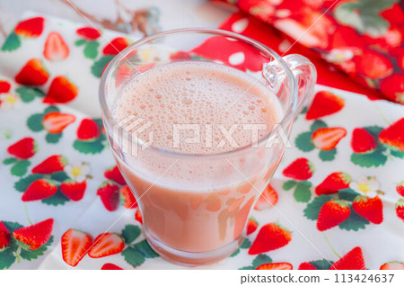 strawberry lassi strawberry lassi 113424637