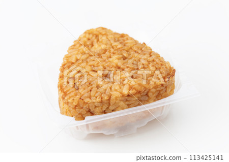 冷凍烤飯糰白色背景 113425141