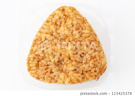 冷凍烤飯糰白色背景 113425378