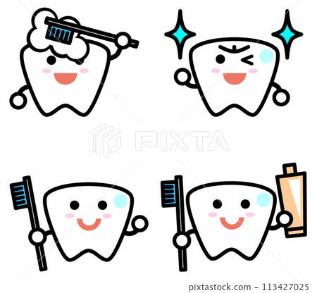 用牙刷清潔髒牙齒後牙齒美白的插圖 用牙刷清潔髒牙齒後牙齒美白的插圖 113427025