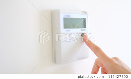 Wall mounted digital climate control and home thermostat 113427800