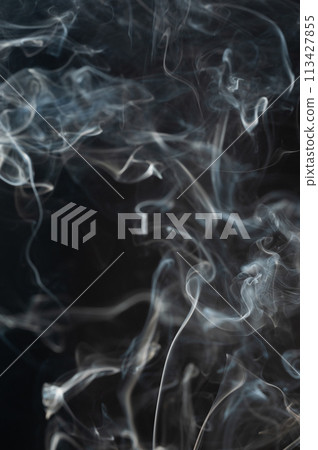 Abstract smoke cloud swirl 113427855
