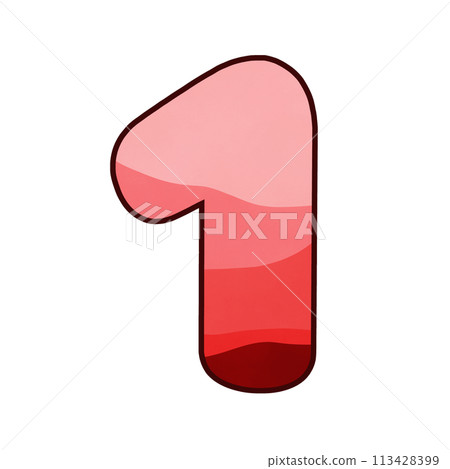 Red number one Red number one 113428399