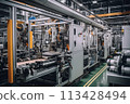 Production line at modern bright factory 113428494