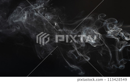 Gas white smoke 113428549