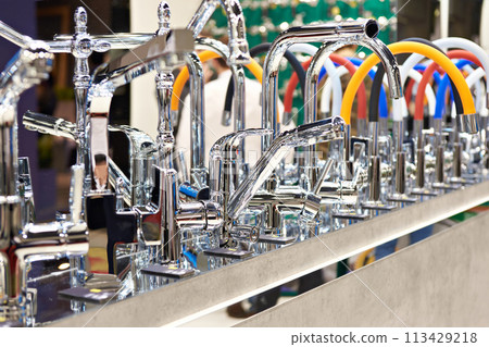 Modern kitchen water faucets in store Modern kitchen water faucets in store 113429218