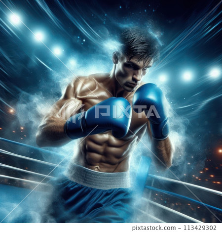 Dynamic Boxing Match 113429302