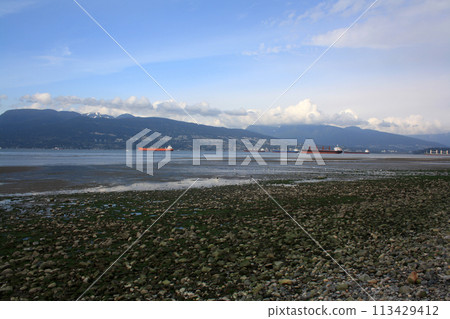 Burrard Inlet and Vancouver, British Columbia, Canada Burrard Inlet and Vancouver, British Columbia, Canada 113429412