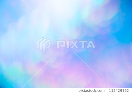 藍色混色奇幻影像（背景素材） 113429562