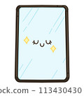 rectangle mirror cartoon 113430430