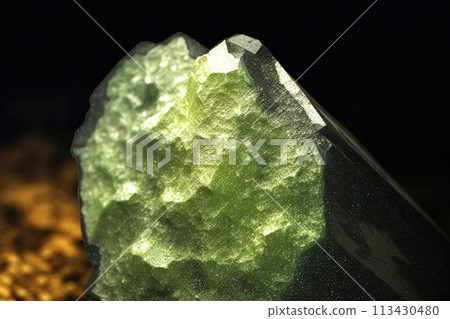 Zakharovite fossil mineral stone. Geological crystalline fossil. Dark background close-up. Zakharovite fossil mineral stone. Geological crystalline fossil. Dark background close-up. 113430480