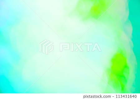 Green color mixed color fantasy image (background material) 113431640