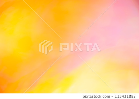 橙色混色奇幻意象（背景素材） 113431882