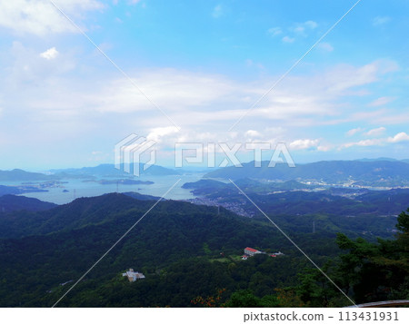 Spectacular view from Mukojima/Takamiyama Observation Deck (Onomichi City, Hiroshima Prefecture) Spectacular view from Mukojima/Takamiyama Observation Deck (Onomichi City, Hiroshima Prefecture) 113431931