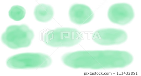 綠色水彩紋理集 綠色水彩紋理集 113432851