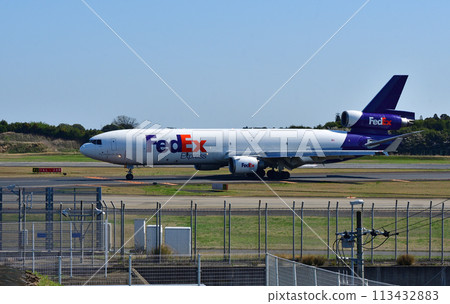 FedEx MD-11 Narita Juyoso taxiing FedEx MD-11 Narita Juyoso taxiing 113432883