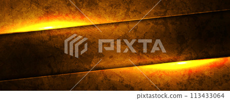 Bright orange neon glowing grunge abstract background 113433064
