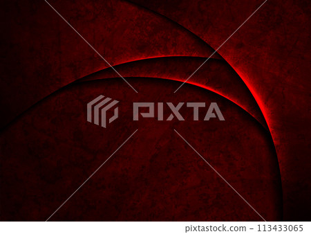 Dark red neon glowing grunge waves abstract background Dark red neon glowing grunge waves abstract background 113433065