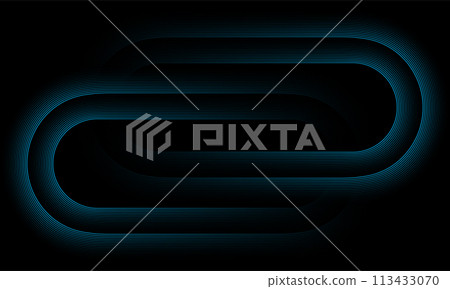 Blue minimal glowing lines abstract geometric tech background Blue minimal glowing lines abstract geometric tech background 113433070