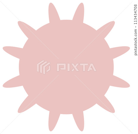 Weather icon sunny 113434708