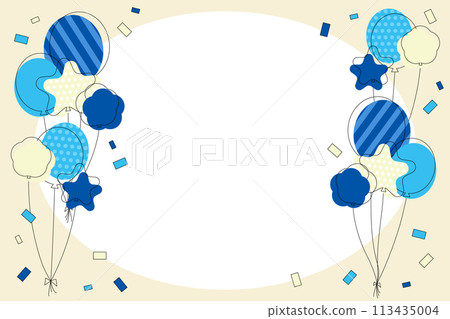 Birthday celebration frame 113435004