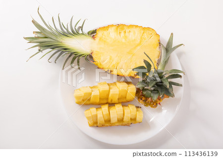 Taiwanese pineapple 113436139