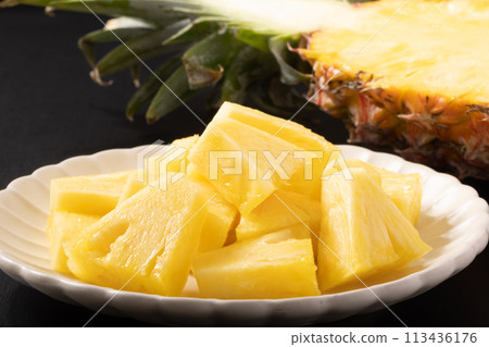 Taiwanese pineapple 113436176