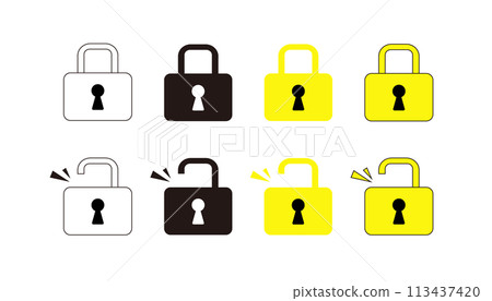掛鎖圖示集 113437420