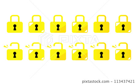 掛鎖圖示集 113437421