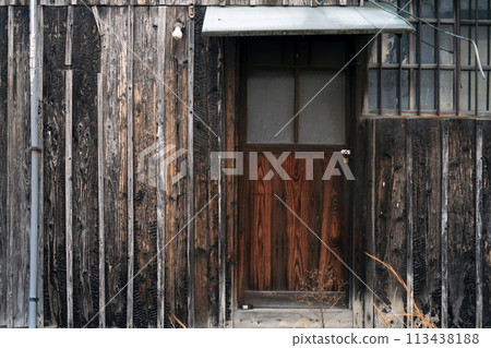 Old wooden building Old wooden building 113438188
