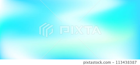 Bright teal gradient background. Vibrant fluid turquoise color wallpaper. Abstract smooth mint backdrop. Blurred vivid blue green marine concept texture for banner, poster, presentation. Vector Bright teal gradient background. Vibrant fluid turquoise color wallpaper. Abstract smooth mint backdrop. Blurred vivid blue green marine concept texture for banner, poster, presentation. Vector 113438387